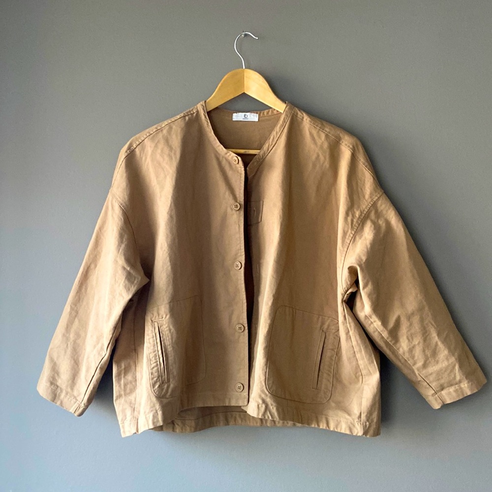 Khaki Brown overshirt or light jacket